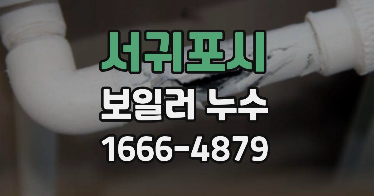 서귀포시 보일러 누수