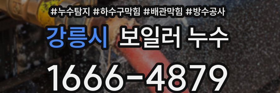 강릉시 보일러 누수
