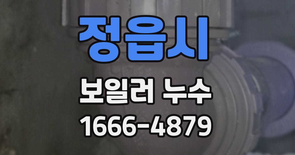 정읍시 보일러 누수