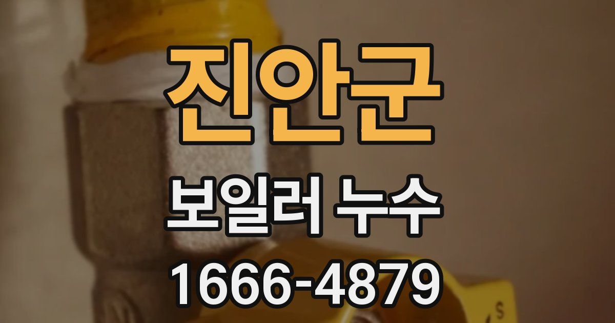 진안군 보일러 누수