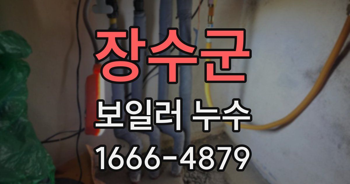 장수군 보일러 누수