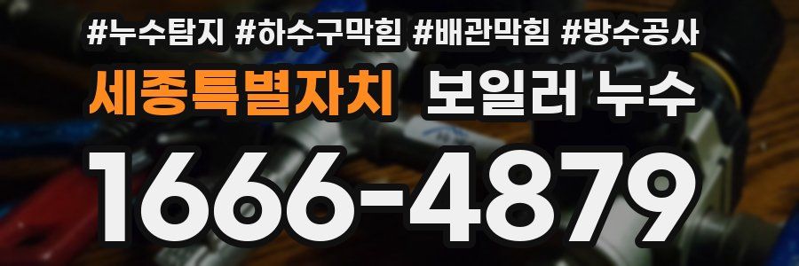 세종특별자치 보일러 누수