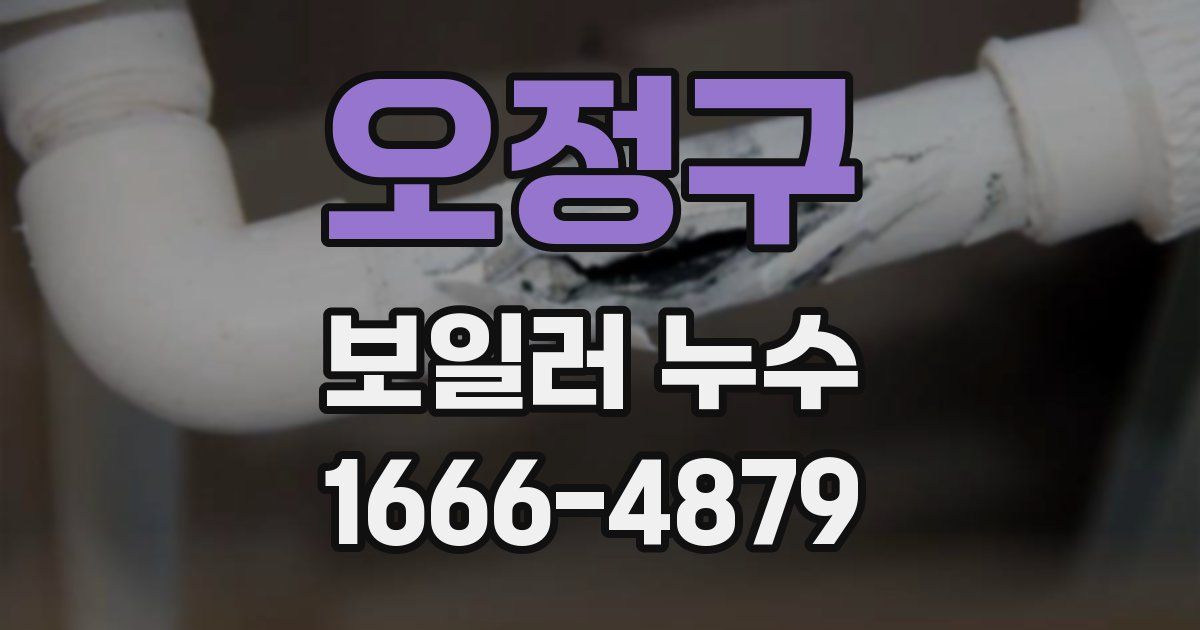 오정구 보일러 누수