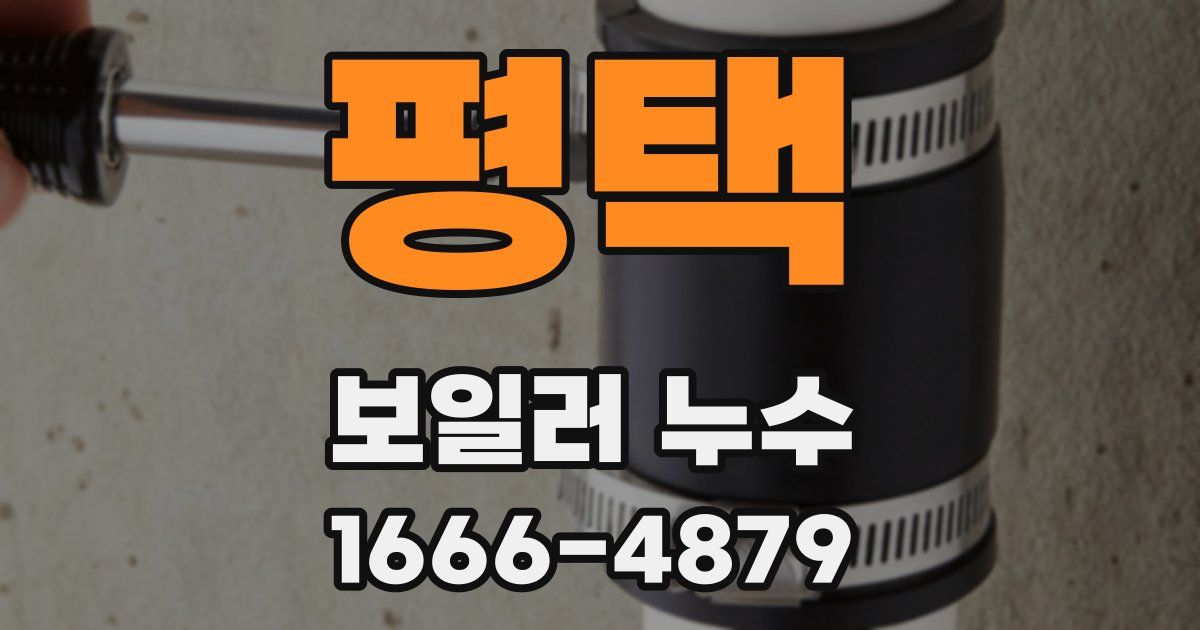 평택 보일러 누수