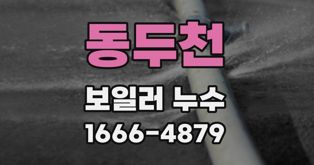 동두천 보일러 누수