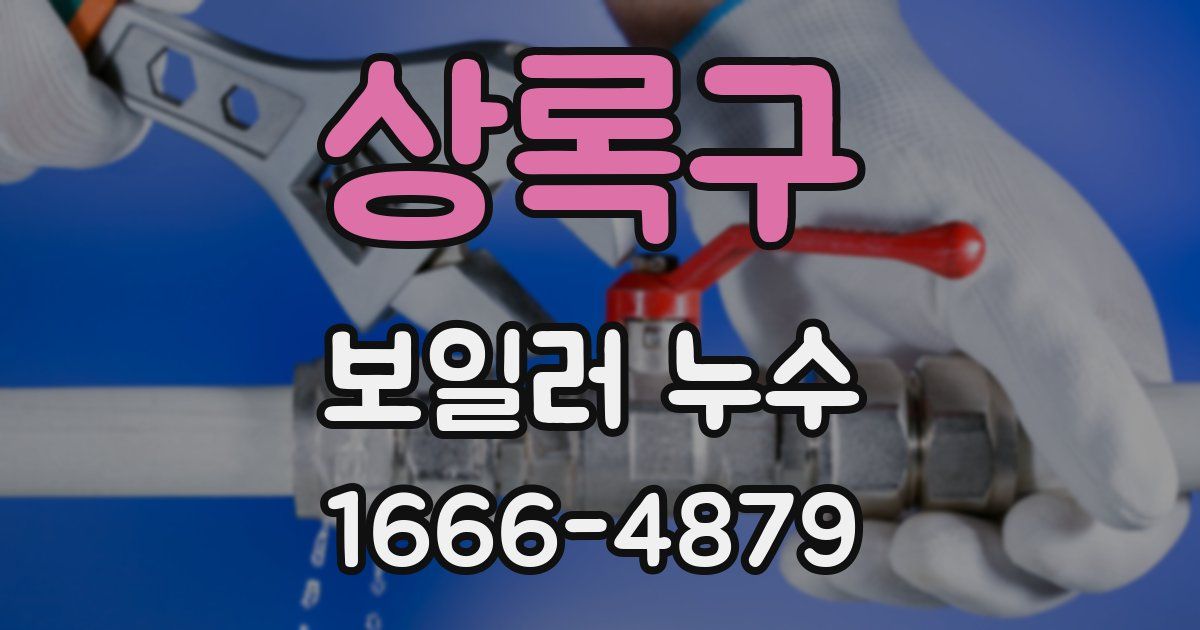 상록구 보일러 누수