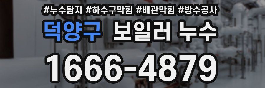 덕양구 보일러 누수