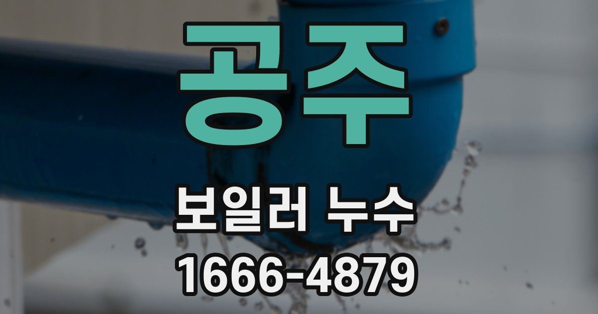 공주 보일러 누수