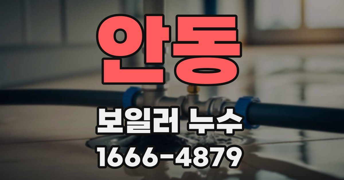 안동 보일러 누수