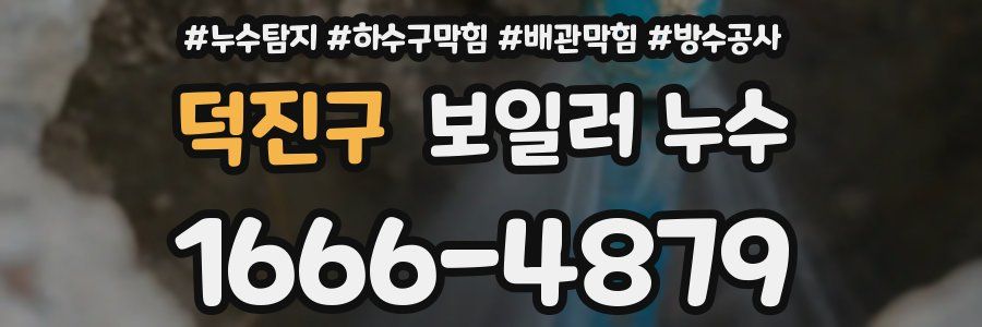 덕진구 보일러 누수