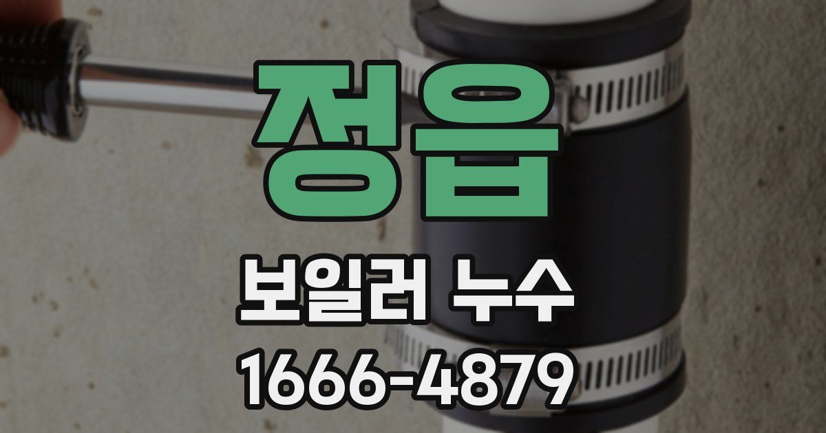 정읍 보일러 누수