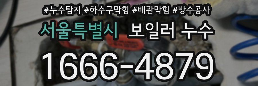 서울특별시 보일러 누수