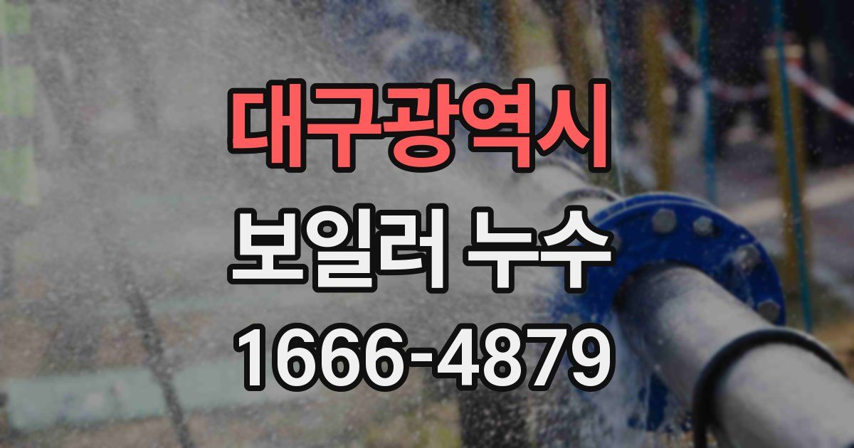 대구광역시 보일러 누수