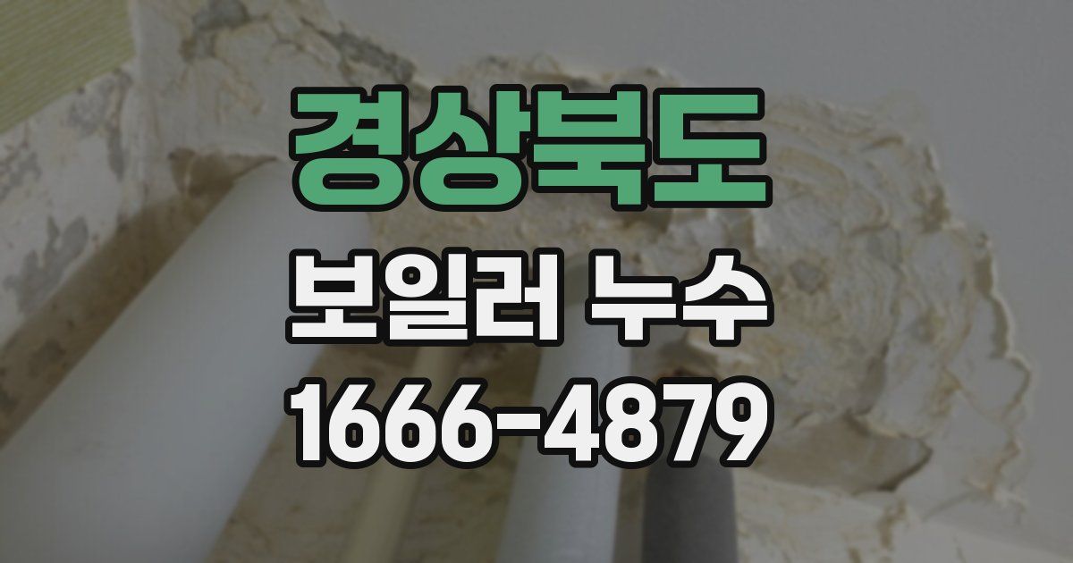 경상북도 보일러 누수