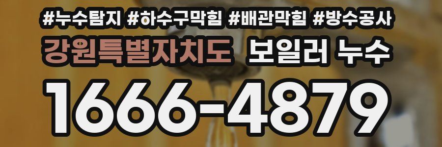 강원특별자치도 보일러 누수