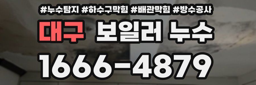 대구 보일러 누수