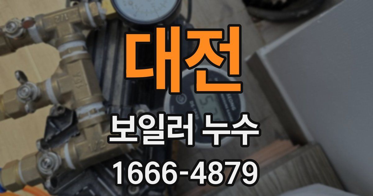 대전 보일러 누수
