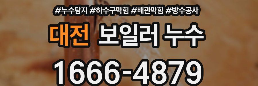 대전 보일러 누수