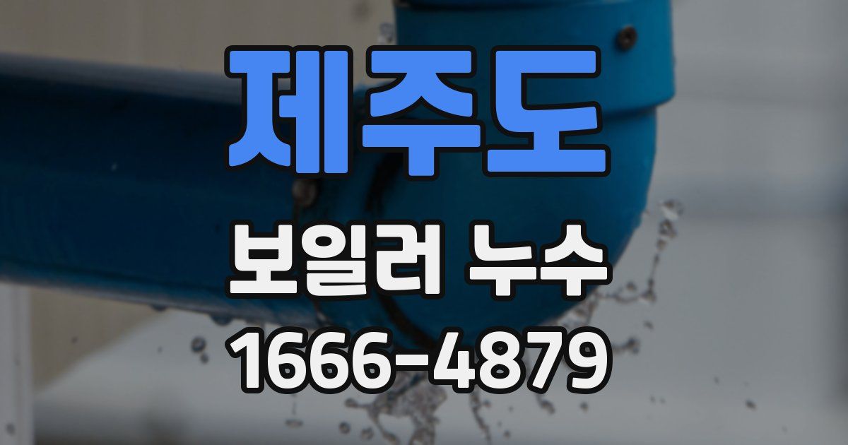 제주도 보일러 누수