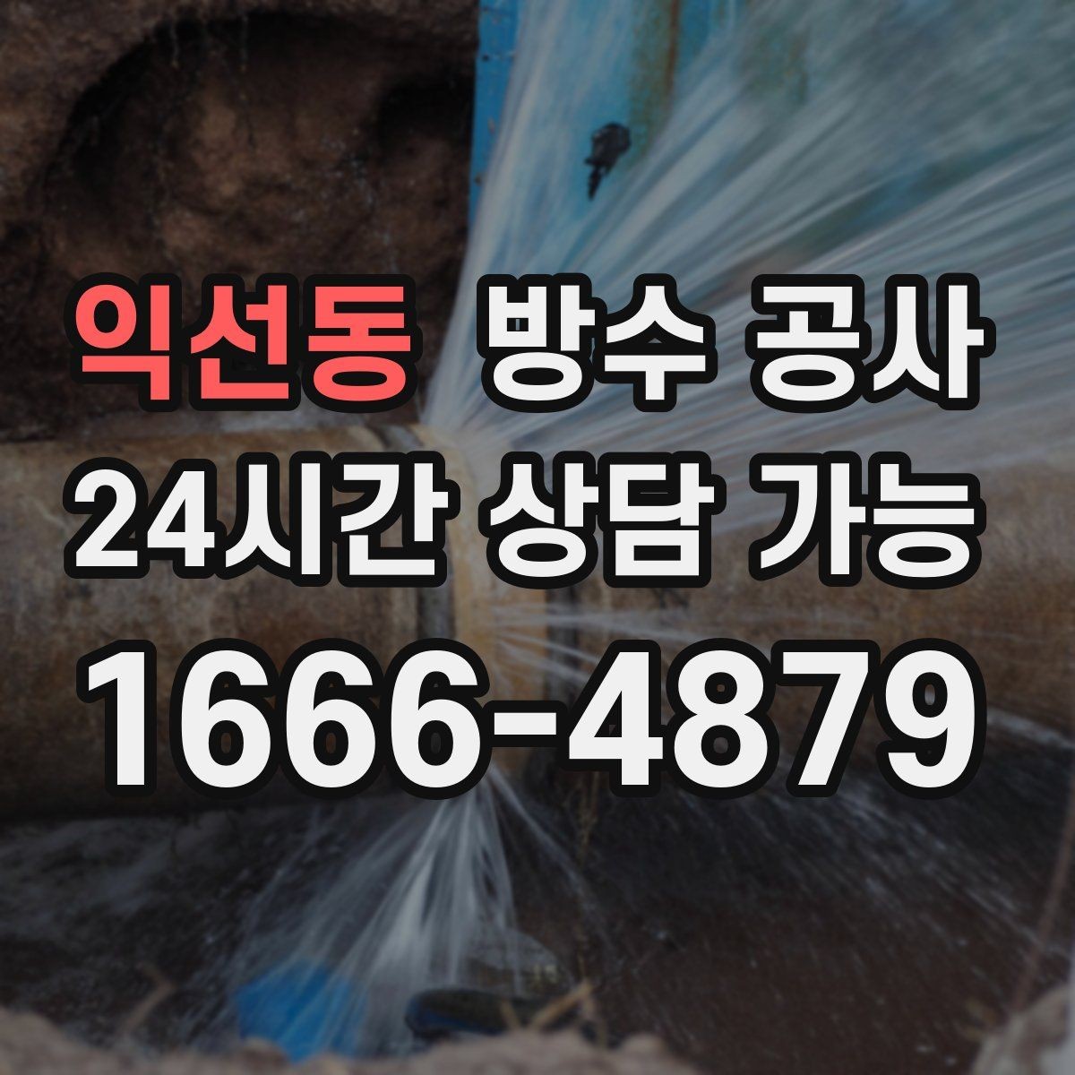 익선동 방수 공사 공사 범위가 커지기 전 조기 점검
