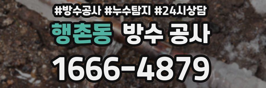 행촌동 방수 공사