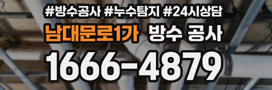 남대문로1가 방수 공사