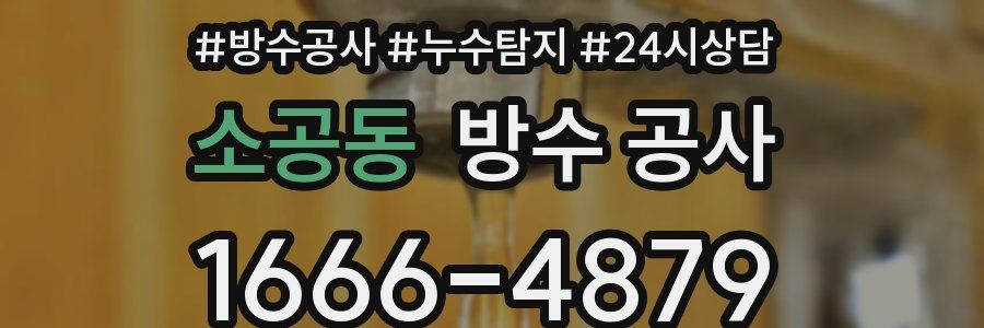 소공동 방수 공사