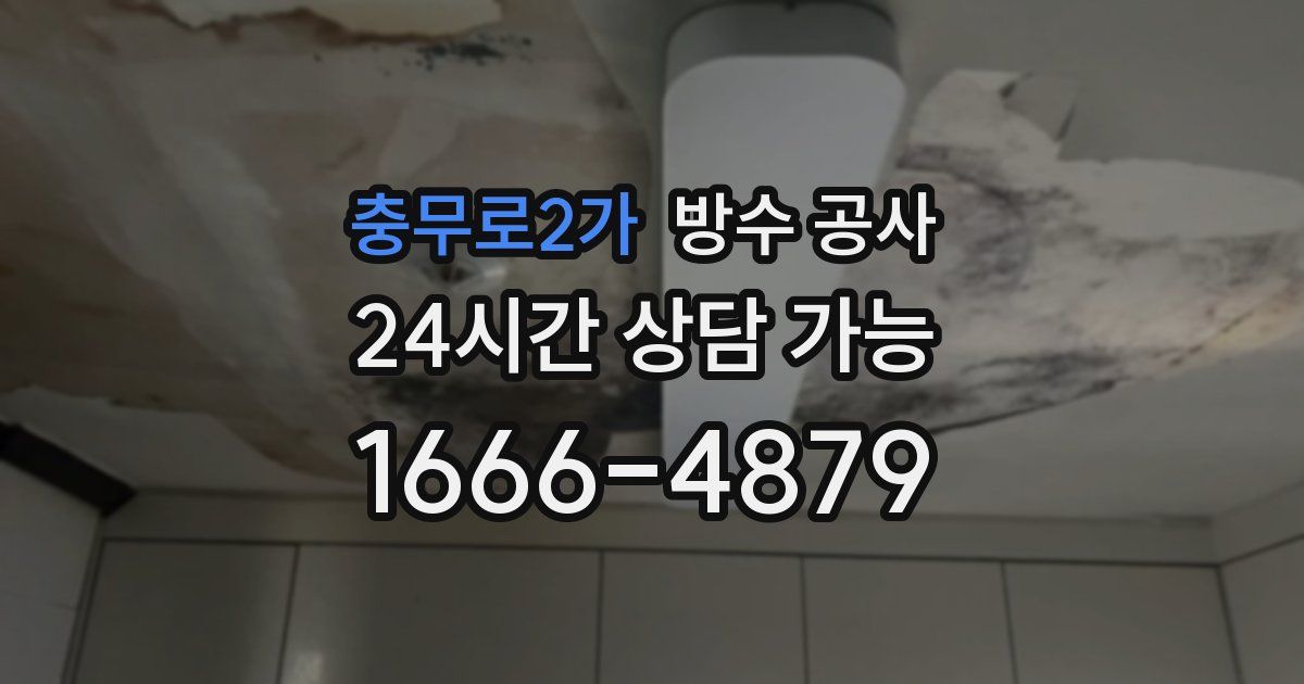 충무로2가 누수탐지