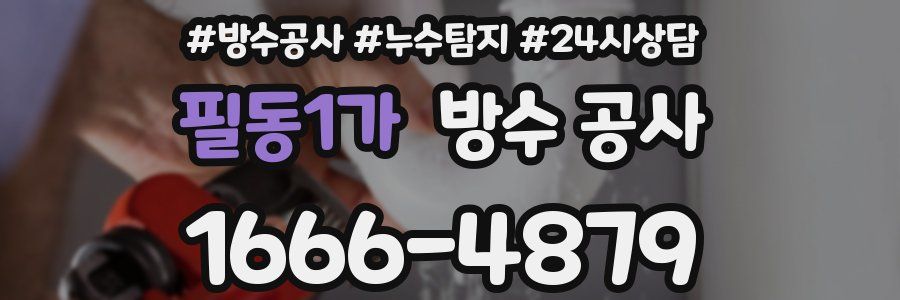 필동1가 방수 공사