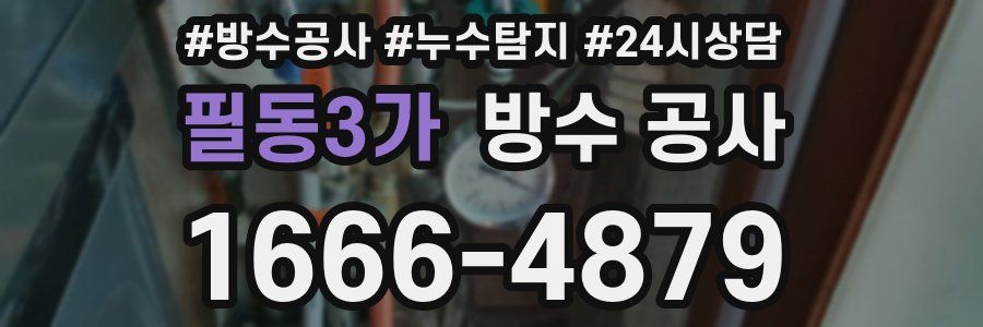 필동3가 방수 공사