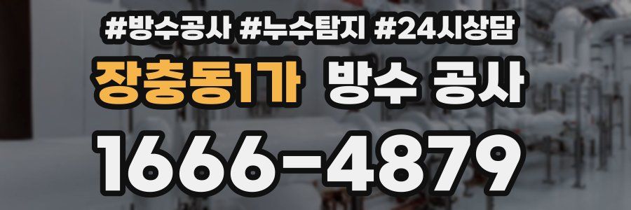 장충동1가 방수 공사