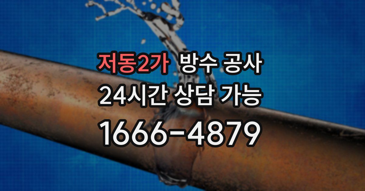 저동2가 누수탐지