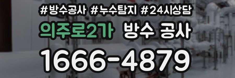 의주로2가 방수 공사