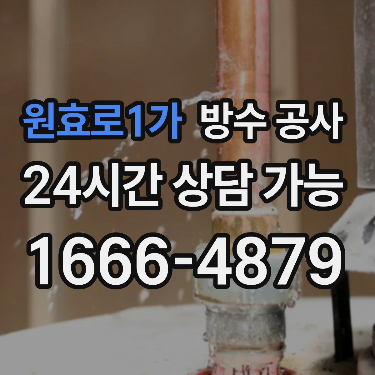 원효로1가 방수 공사 옥상 출입문 문턱 젖음 보강 포인트