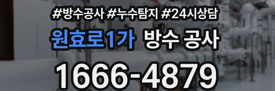 원효로1가 방수 공사