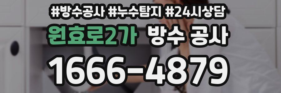 원효로2가 방수 공사