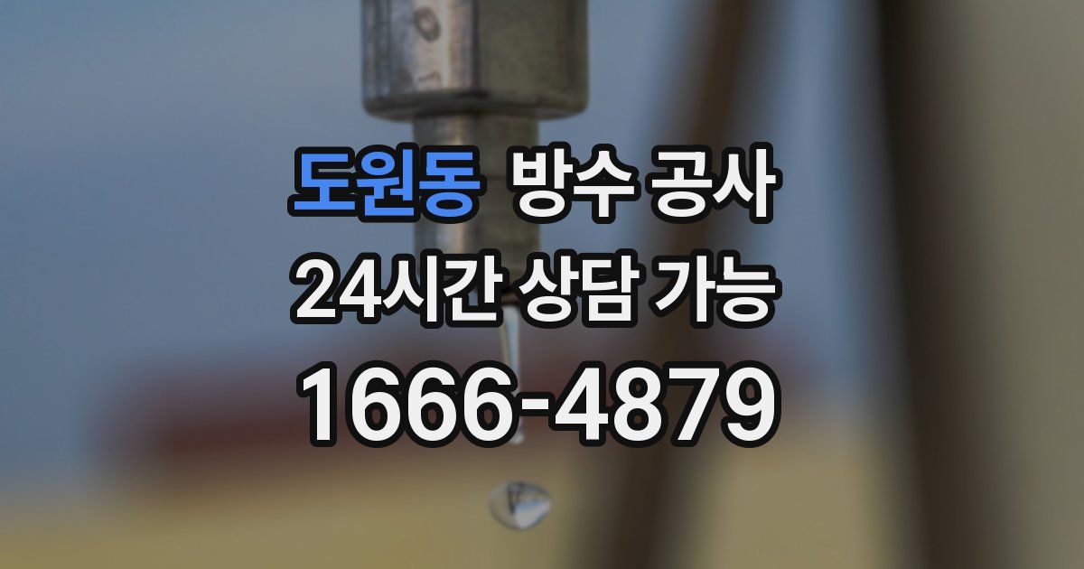 도원동 누수탐지