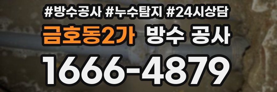 금호동2가 방수 공사