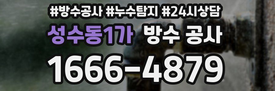 성수동1가 방수 공사