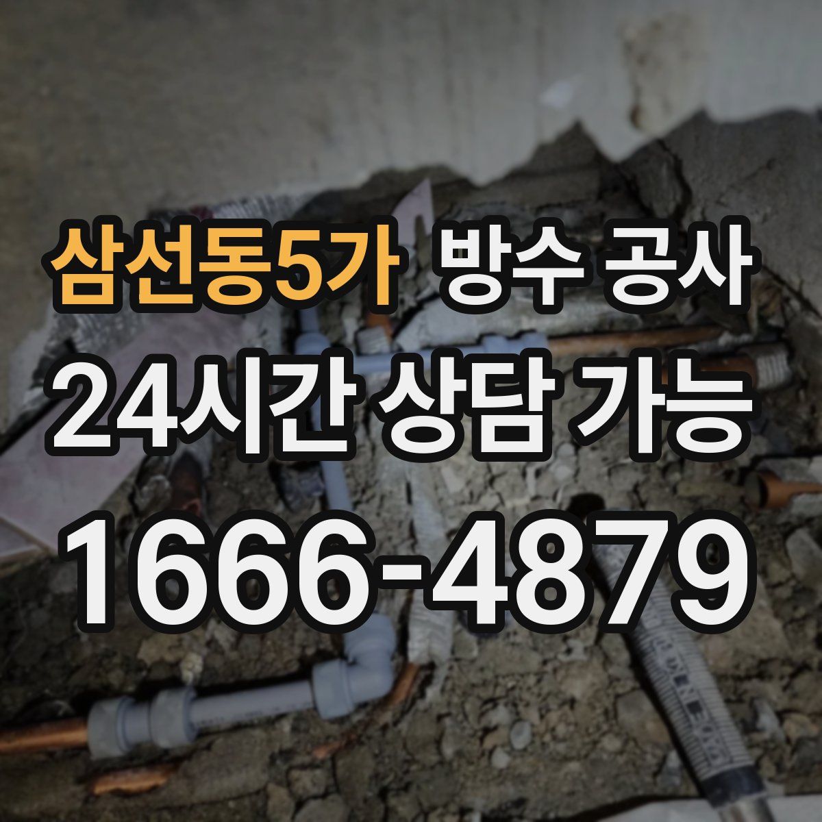 삼선동5가 방수