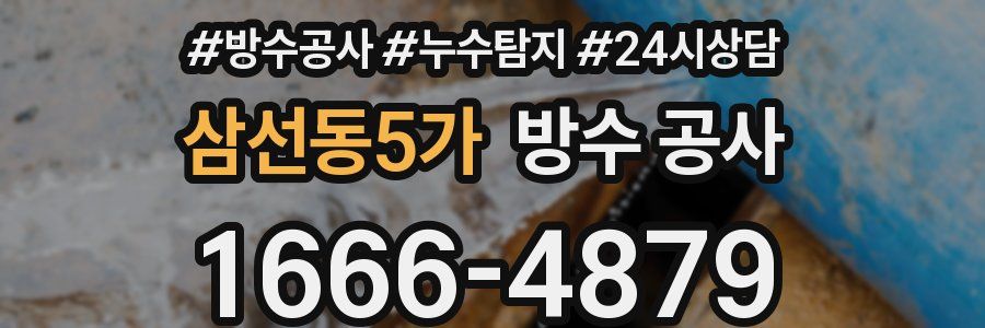 삼선동5가 방수 공사