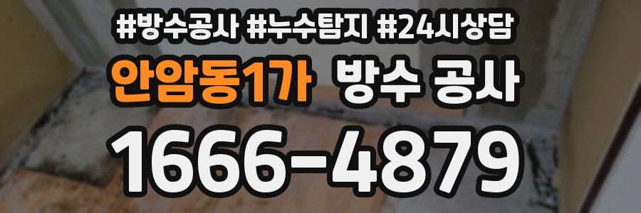 안암동1가 방수 공사