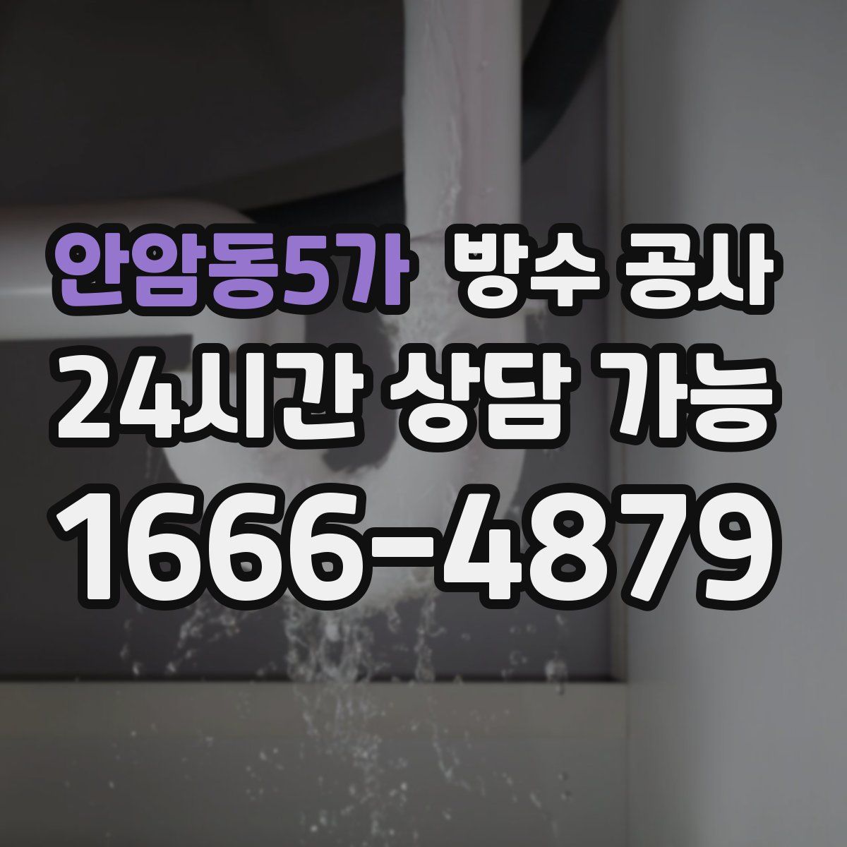 안암동5가 방수