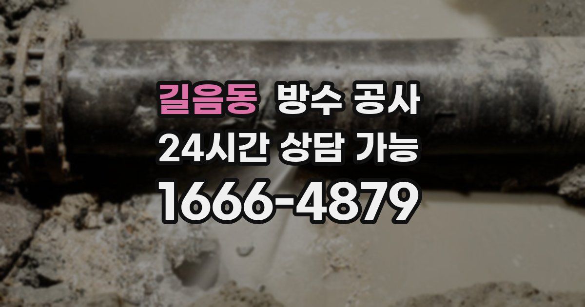 길음동 누수탐지