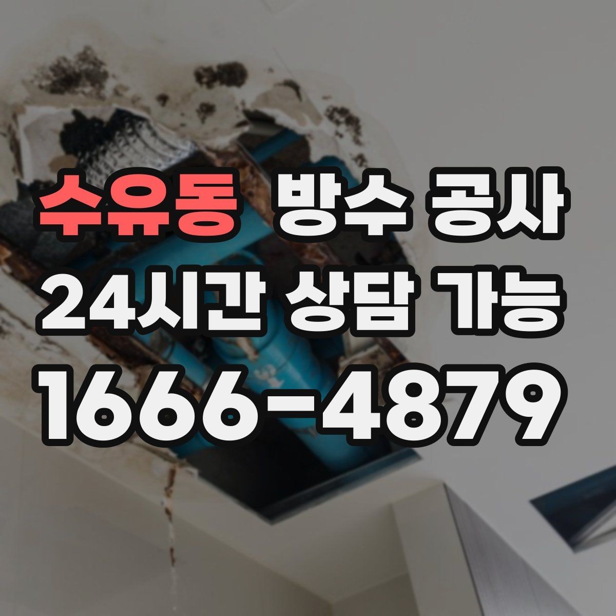 수유동 방수 공사 욕실 문틀 하단 부풀음 원인