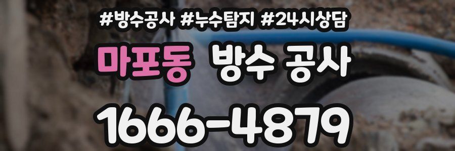 마포동 방수 공사