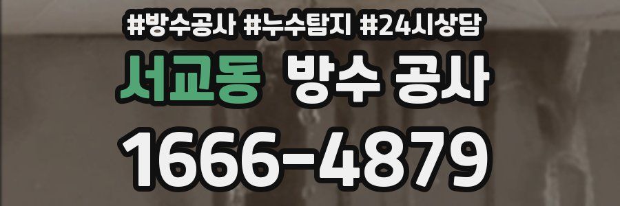 서교동 방수 공사