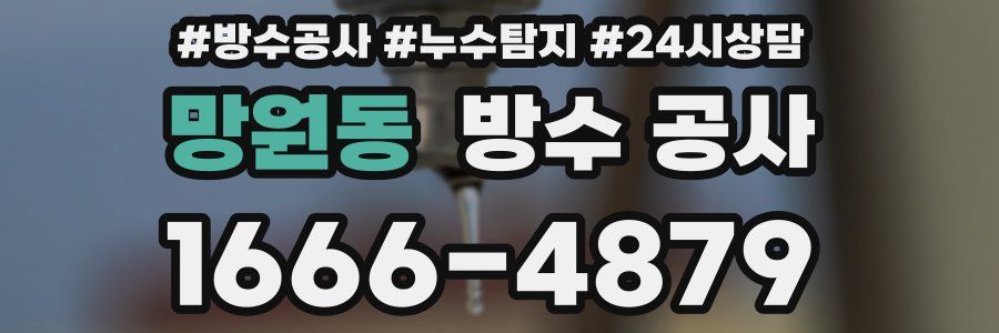 망원동 방수 공사