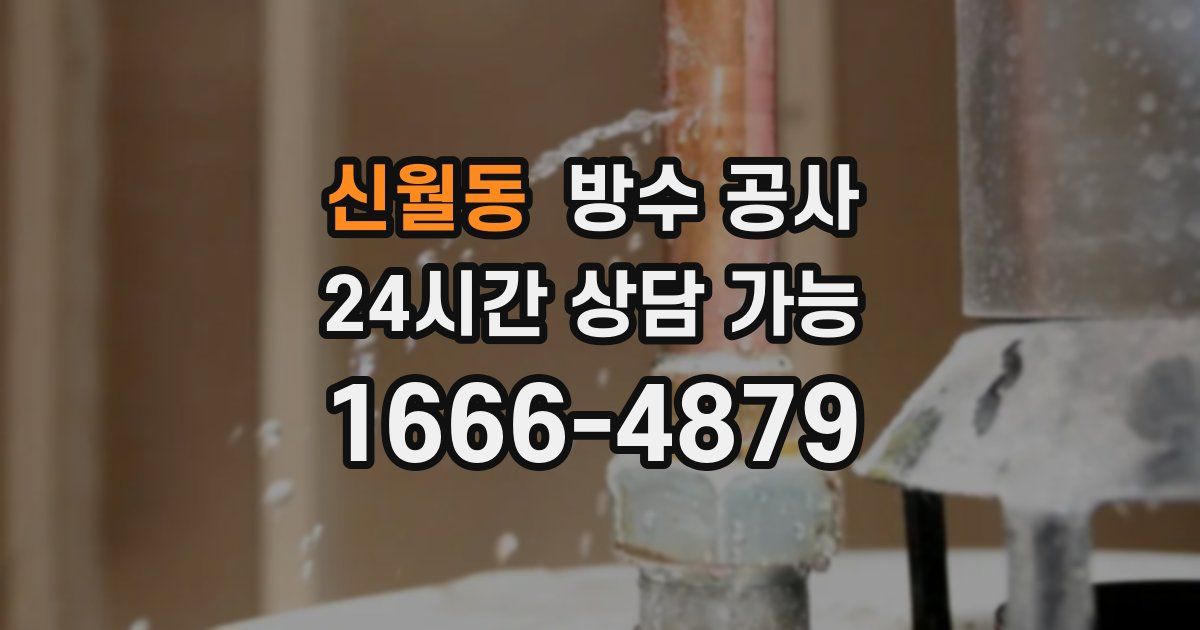 신월동 누수탐지