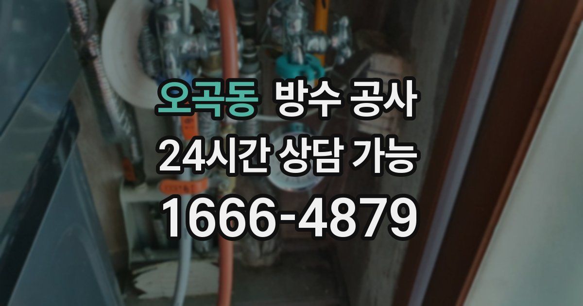 오곡동 누수탐지